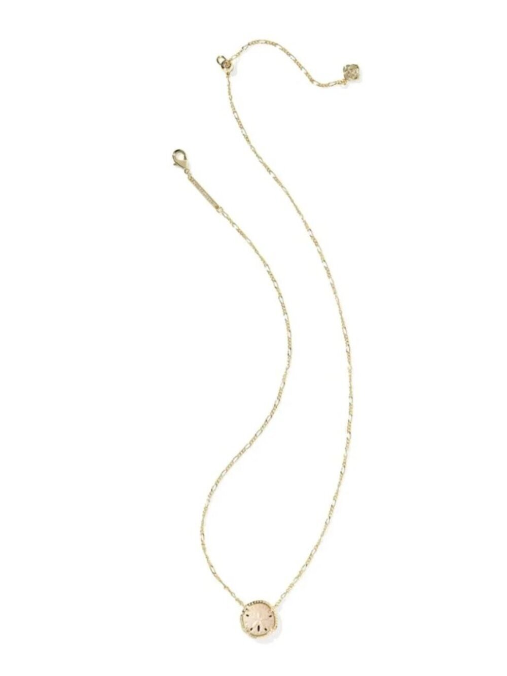 Kendra Scott x Sand Dollar Gold Short Pendant Necklace - Picture 5 of 5